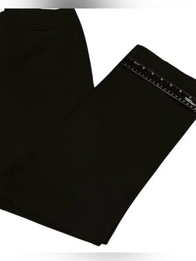 Equestrian Designs large classic black dress pants stretch wide leg high rise